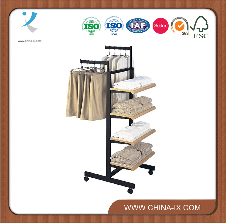 /proimages/2f0j00BMgEcKWfZnRZ/customized-clothing-display-rack-with-4-shelves-and-2-hangrails.jpg