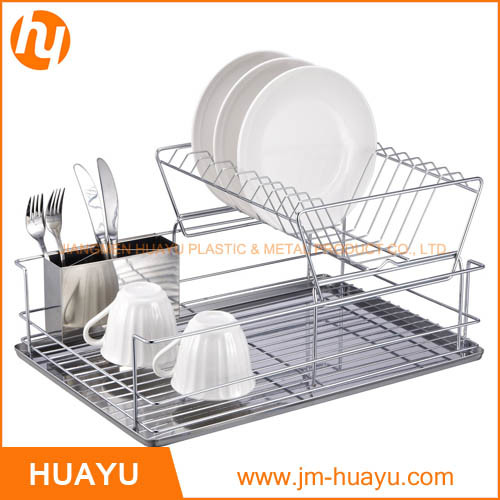 /proimages/2f0j00HnptoyjaAeck/chrome-2-tiers-dish-rack-with-stainless-steel-drainer-board-and-cup.jpg
