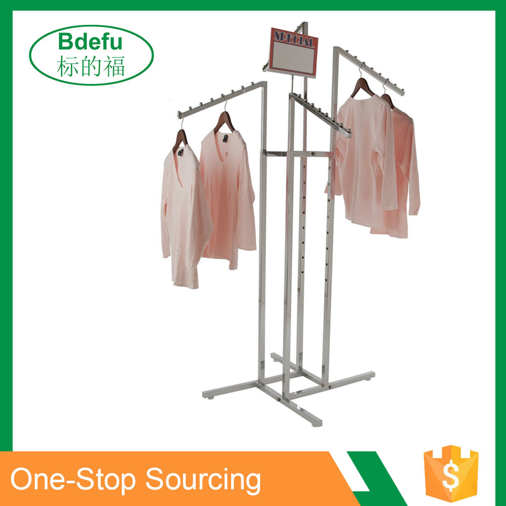 /proimages/2f0j00HtRUTBzWvNoC/heavy-duty-chrome-adjustable-arms-square-tubing-4-way-clothing-rack-for-clothing-store-display.jpg