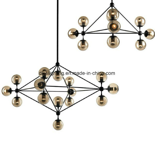 /proimages/2f0j00gTUYPzBWIuqZ/amber-glass-ball-black-metal-led-modern-chandelier.jpg