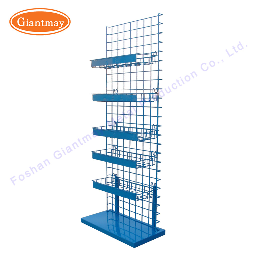/proimages/2f0j00uQUYoAzdapci/adjustable-powder-coating-metal-hanging-wire-mesh-grid-wall-display-basket-shelf-with-basket.jpg