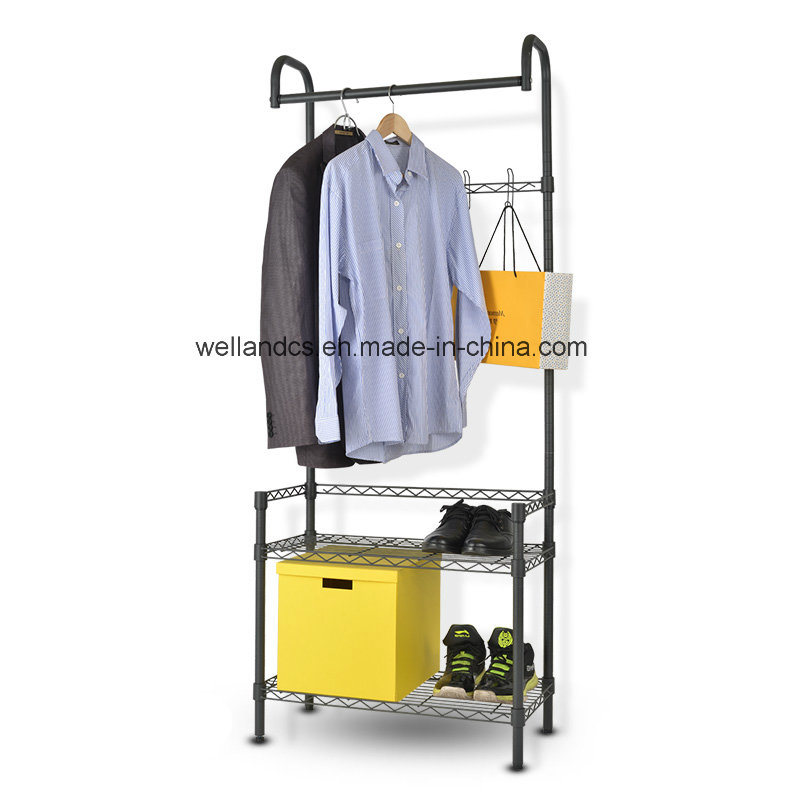 /proimages/2f0j00yaLURJqGnjcN/simple-houseware-heavy-duty-black-metal-garment-clothing-hanger-rack-with-2-shelves.jpg