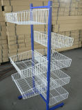 Five Layers Double Side Wire Mesh Basket Display Racking (HY-WM3)
