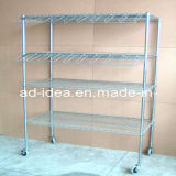 Packaged Goods Shelf Display Rack/Exhibition for Goods Promotion with Caster