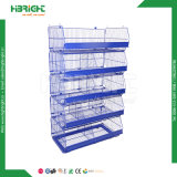 Customized Wire Mesh Basket Rack Trolley for Supermarket