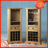 Retail Timber Wine Racks Storage Cabinet for Sale