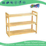 School Simple Rustic Wooden Partition Shelf (HG-4206)