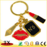Promotion Gift Make up Lipstick Key Chain with Custom Logo