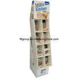 Retail Corrugated Cardboard Counter Display Paper Floor Display Stand