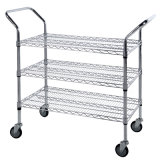 Metal Wire Mesh Supermarket Grid Shelf Rack for Sale