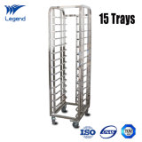 15 Trays Restaurant Stainless Steel Shelving Rack for Kitchen