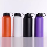 800ml Wide Mouth Stainless Steel Vacuum Flask Mug with Finger Holder (SH-ST23)