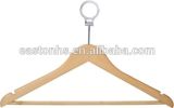 Anti-Theft Wooden Clothes Hanger with Bar