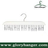White Custom Wooden Scarf Hanger/Belt Hanger/Tie Hanger
