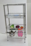 Multifunctional Metal Kitchen Basket Rack for Storing Fruit/Vegetable (BK6035120B4CR)