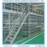 Heavy Metal Mezzanine Rack for Warehouse Storage System