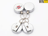 Mini Cute Magnetic Metal Retractable Reel Badge Holders 2014 Hot Promotional Gifts with Your Logo or Name
