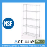 Stainless Steel Wire Shelving Metal Wire Shelf Rack Home Metal Furniture