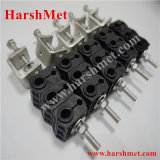 Stainless Steel 6 Run Fiber Cable and Power Cable Clamp, Cable Hanger