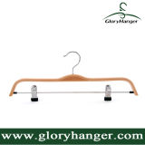 Cheap Household Plywood Hanger with Anti Skid Round Rod