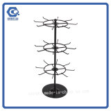 Spinning Wholesale Metal Scarf Display Rack with Roundish Base