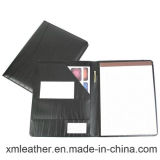 Genuine Leather File Holder Office Stationery Portfolio Folder