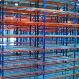 Selective Warehouse Racking with Wire Netting Panel