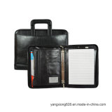 Office Product PU Leather Handle Conference Folder with Calculator