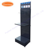 Single Sided Free Standing Hanging Pegboard Hardware Power Hand Tool Exhibition Shelf Display Rack