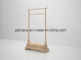 Neo-Chinese Style Solid Wood Coat Hanger