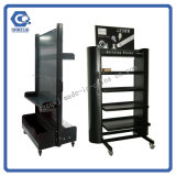 Flexible High Quality Metal Wire Display Rack with Wheels for Stores