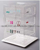 Clear Acrylic Earring Display Rack Store Display Exhibition Stand with CE (GDS-AR06)