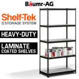 Light Duty Rivet Shelving of 5 Layers/Retail Shelving Lighted Shelving