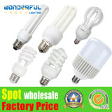 Best China Factory Wholesale High Power 2u/3u/4u Energy Saving Light Lighting 5watt 9W E27 T3/T4/T5 Full Half Spiral Tube CFL Lamp/ Lotus Energy Saving LED Bulb