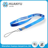 Wholesale Woven Polyester Silk Screen Printed Cell Phone Lanyard