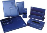 Popular Sky Blue Leather Guest Directory Compendium Folder