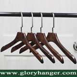 Luxury Wooden Clothes Hanger for Women with Notched for Display