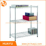 Hot Sale Adjustable 3-Tier Chrome/ Powder Coated Wire Display Stand