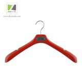 Elegant Red Plastic Jacket / Shirt Hanger with Non-Slips Strip