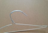 2016 Cheapest Sprayed Metal Wire Hangers for Laundry Room White Color Clothes Hangers
