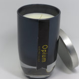 Wholesale Luxury Scented Soy Candle in Clear Glass Jar