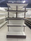 Mixture Style Supermarket Shelf with Wire and Flat Back Panel