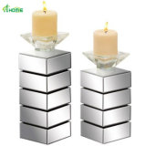 Mirror Tall New Glass Candle Holder for Gifts or Home Decoration