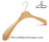 Natural Wood Suit Hanger for Fashion Clothing Display