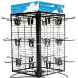 Spinning Metal Wire Jewellery Counter Display Stand