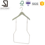 Hot Sale Light Green Lotus Wood Swimwear Hangers with Big Metal Bar (40cm)