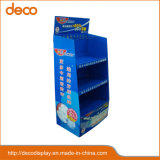 China Manufacturer Corrugated Cardboard Display Rack with 3 Shelves