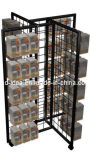 4 Sides Wire Mesh Display Rack & Gridwall Display Stand