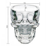 OEM Skull Shape Beer Glass Cup for Pub Supplies