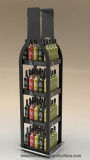Modular Expandable Liquor and Alcoholic Beverage Wine Metal Display Rack